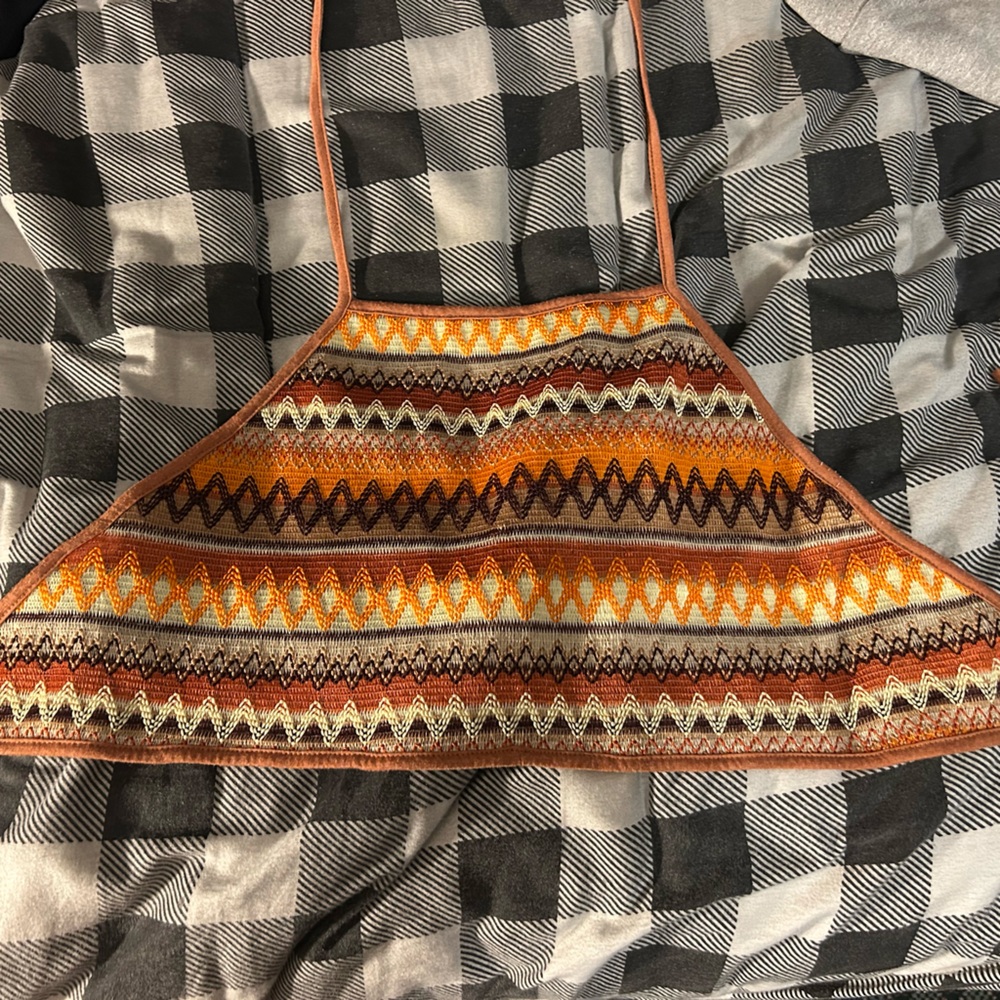 SHEIN Multicolor Knit Halter Top